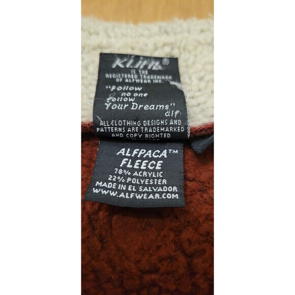 Kuhl Alfpaca Fleece Womens M Alska Quarter Zip Pullover Sweater Jacket Maroon - Picture 6 of 12